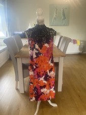 Lipsy London Kardashian Collection Floral Occasion Dress Size 16
