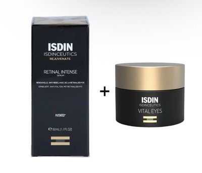 ISDIN Retinal Intense Serum 50ml-1.69 fl oz  + ISDIN Vital Eyes 15g - 0.529 oz