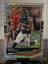 Panini 2020 Donruss Optic Prizm David Montgomery #22 Serial Numbered /199 Bears