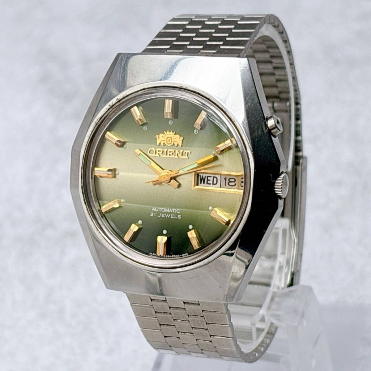 ORIENT Orient Men s Automatic Day Date Vintage Gr… - image 1