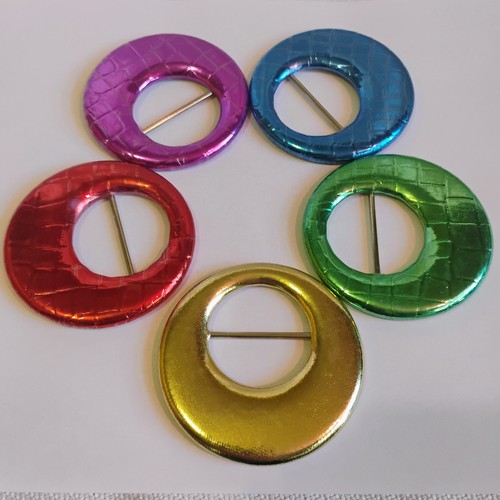 Vintage Y2K Shirt Clip /Belt Buckle / O-Ring Scarf Clip Made in Taiwan R.O.C.