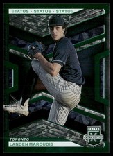 Landen Maroudis /499 2023 Panini Elite Extra Edition Status Green Toronto Blue