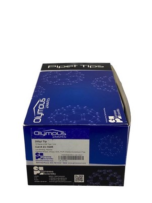 (960/Pk) GENESEE OLYMPUS 200uL Low Binding Pipet Tips 96/Rk 23-105R
