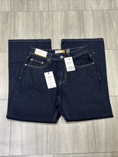 Next Relaxed Bootcut Mid Rise Hourglass Jeans Size 12 Petite