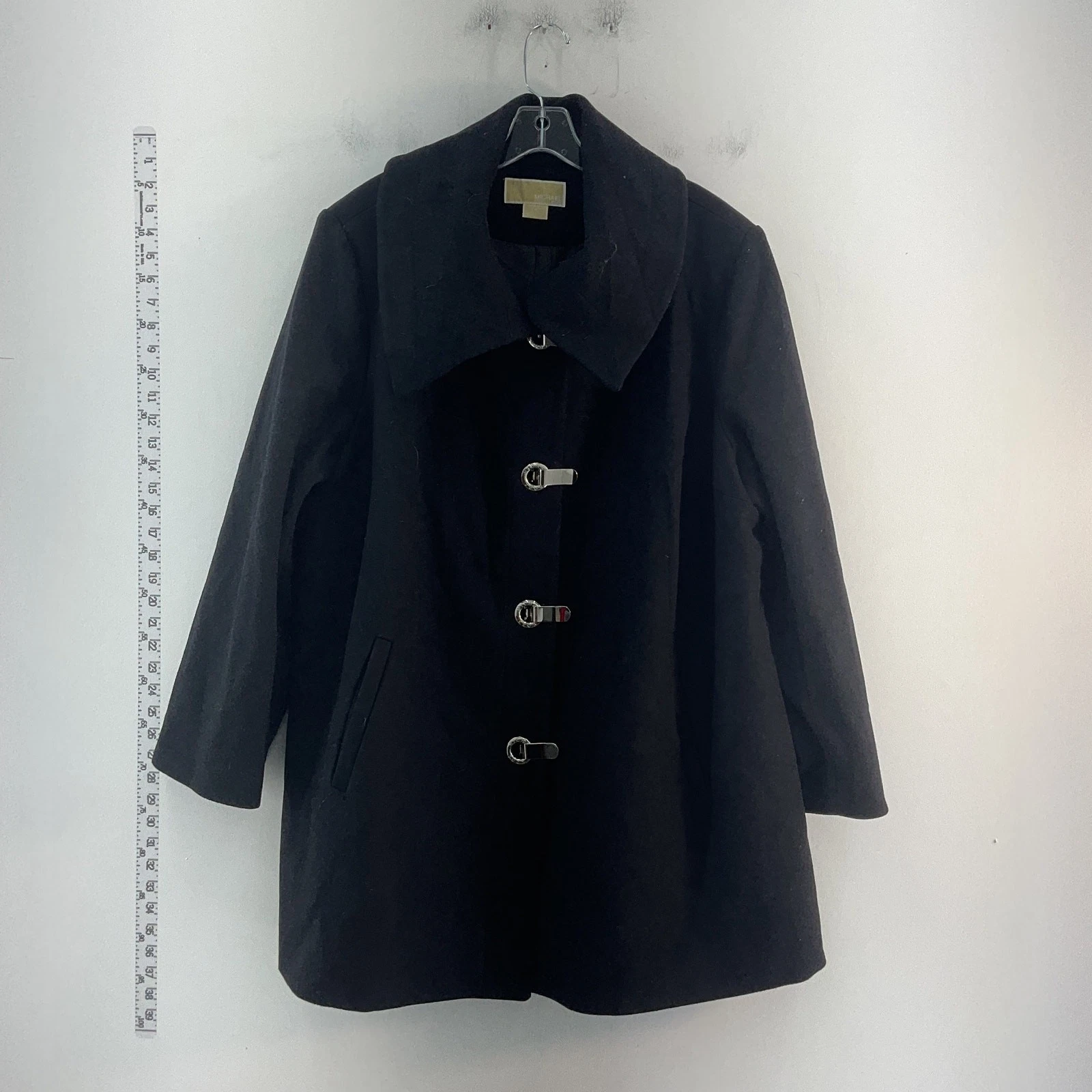 Cappotto Michael Kors nero misto lana Pea Donna 2XL