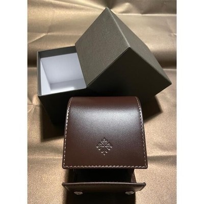 Patek Philippe Leather Watch Travel Case Dark Brown Luxury Carry Gift Pouch NIB