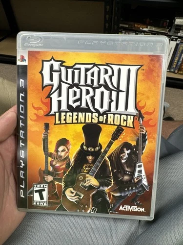 Guitar Hero 3: Legends Of Rock (Playstation 3 PS3, 2007) Video Game CIB Tested