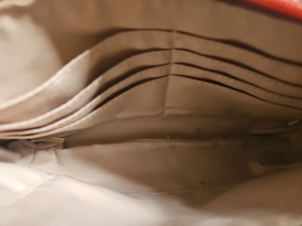 Coach Ashley Tan And Red Large Wristlet - Image 4 of 4