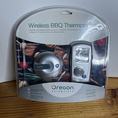 Oregon Scientific AW129 Wireless BBQ Thermometer LCD Remote Programmable
