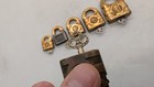 LOT (6) YALE & TOWN MFG. CO BRASS PADLOCKS - ALL WITH KEYS ALL DIFFERENT SIZES — photo 7