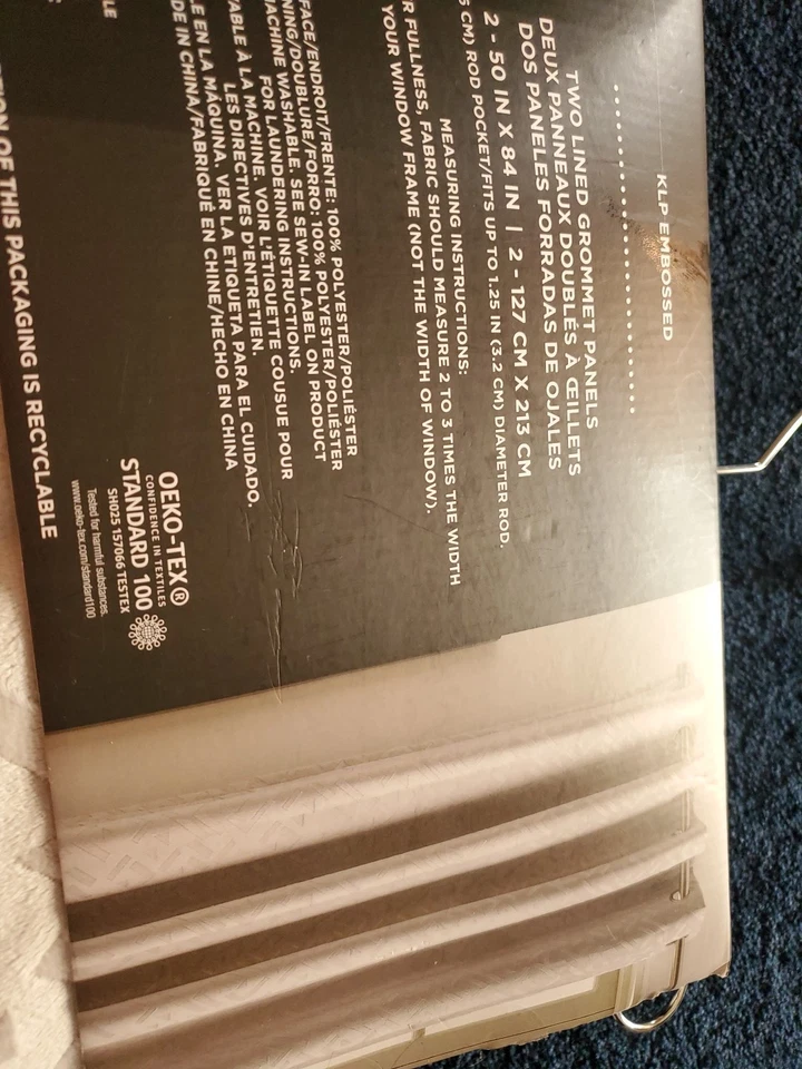 Karl Lagerfeld Paris Ember 50” x 84” Blackout Lined Grommet New 🇨🇳 - Image 3 of 3