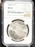 1883-CC $1 MORGAN SILVER DOLLAR "CARSON CITY" NGC MS63