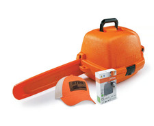 NEW Stihl Medium Chainsaw Case 7010-871-8572 with 23RM3-81 Chain and Stihl Hat