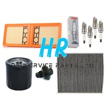 KIT DE SERVICIO DE BUJÍAS DE AIRE Y CABINA DE ACEITE NGK PARA ALFA ROMEO STELVIO 2.0 2016+