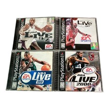 Sony PlayStation 1 PS1 CIB COMPLETE TESTED NBA Live 97 98 99 2000 Bundle Lot