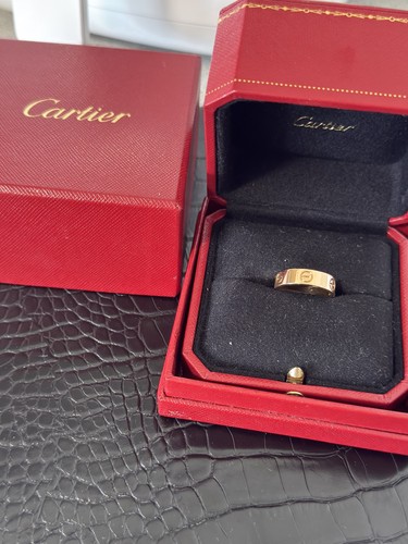 AUTHENTIC Cartier LOVE Ring ‘Classic Model’ 18ct Gold - Size 55
