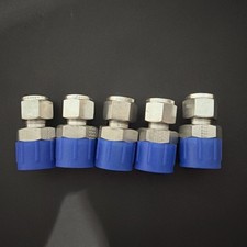 Lot Of 5 Parker SS Ferrule Compression 1/2" Tube- 3/4" MNPT