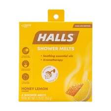 Halls Soothing Shower Melts 5 Pack - Honey Lemon Scented 5 Count Pack of 1 