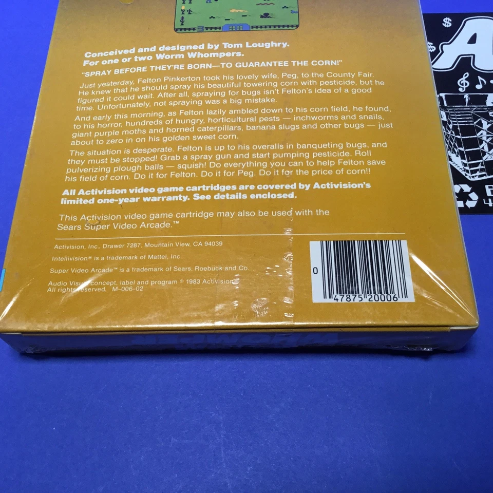 Worm Whomper - Intellivision, 1983 - CIB Sealed - Image 4 of 4
