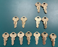 Chicago Lock KEYS BULK VENDING Gumball Peanut Candy Machine Vintage pick one!!!