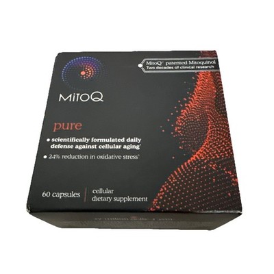 MitoQ Pure Advanced Mitochondria Supplement Superior Bio/ to CoQ10 04/2027