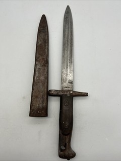 WWI XX5074 14” Shortened Torino Arsenal Knife Bayonet 9.5” Blade
