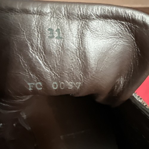 Sneakers Louis Vuitton FC0037 bambino taglia 13c-US 31-EU 12.5-UK pelle marrone - Foto 5 di 10