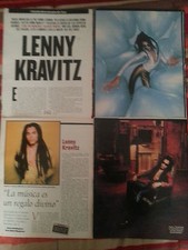 -Lenny Kravitz collection spanish lot clippings press magazine newspaper article