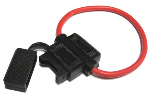 (5 pcs) PREMIUM 12 GAUGE BLADE STYLE INLINE ATC FUSE HOLDERS WATERPROOF OFC WIRE - Picture 2 of 2