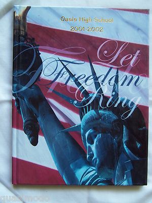 2002 OASIS HIGH SCHOOL, YEARBOOK, FALLBROOK, CALIFORNIA UNMARKED!