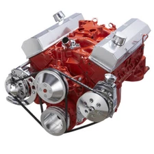 Chevy Small Block V-Belt System - Alternator & Power Steering, LWP