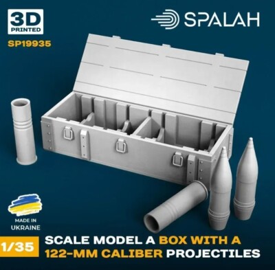 Spalah 19935 1:35 Set Of Scale Models A Box With 122-mm Projectiles
