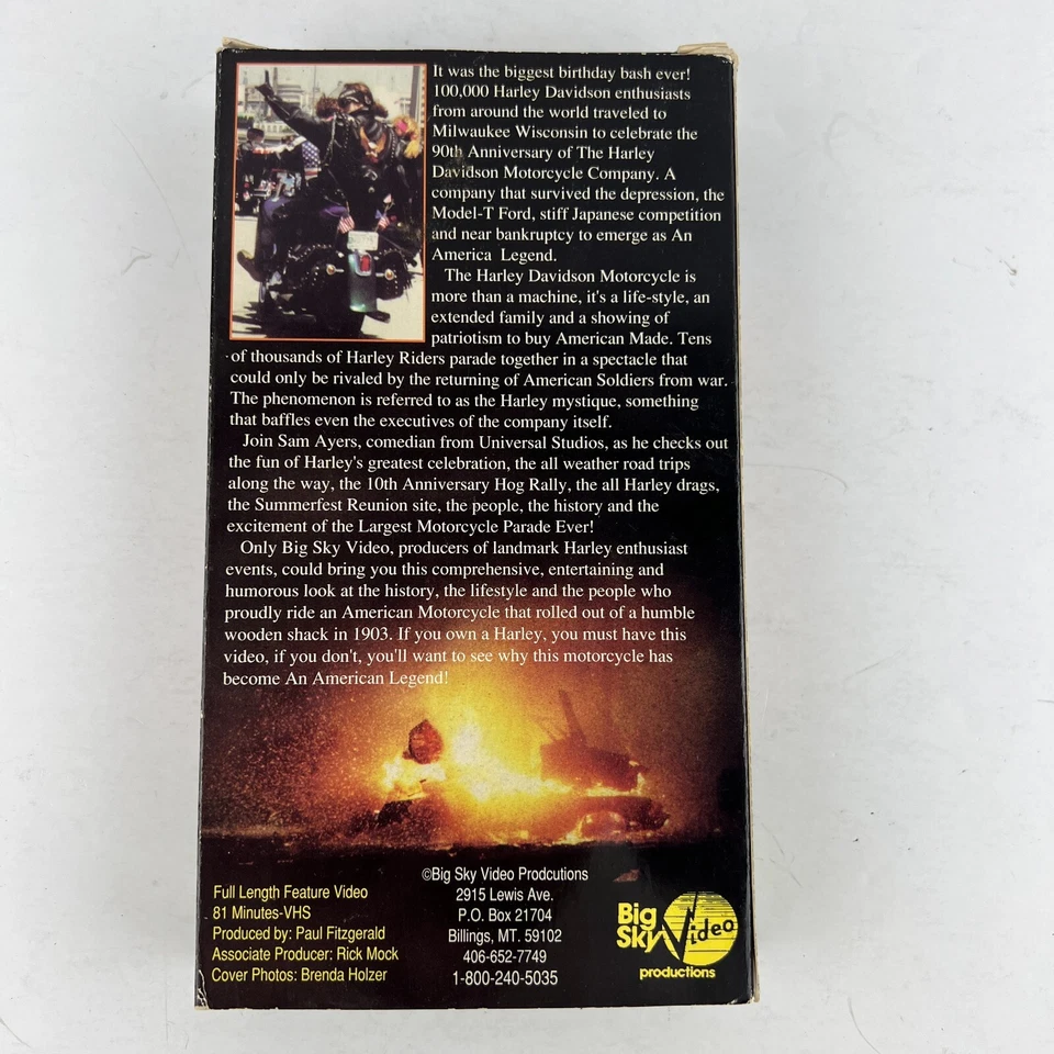 Harley Davidson 90 Years Of An American Legend VHS Video Tape - Image 2 of 2