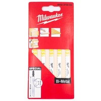 Milwaukee 5 Stk. StichsäGeblatt Holz FüR Laminat Bi-Metall 60X1,9Mm 4932373083