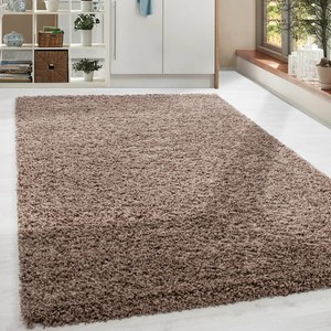 Shaggy Hochflor Langflor Gunstige Mocca Teppiche Wohnzimmer Versc