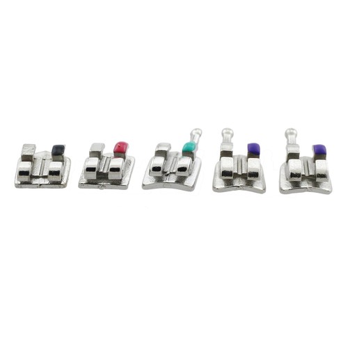 Dental Orthodontic Brackets Mini Roth MBT 022 018 Ortodoncia Braces 345 Hook MIM - Picture 7 of 32