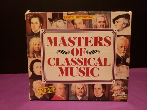 Various Artists : Masters of Classical Music (Box Set) CD Chopin Mozart Bach - 第 1/18 張圖片