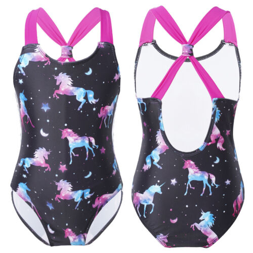 Baby Mädchen Badeanzug Einteiliger Hawaiianische Bikini Schwimmanzug 0-16 Jahre - Bild 109 von 189