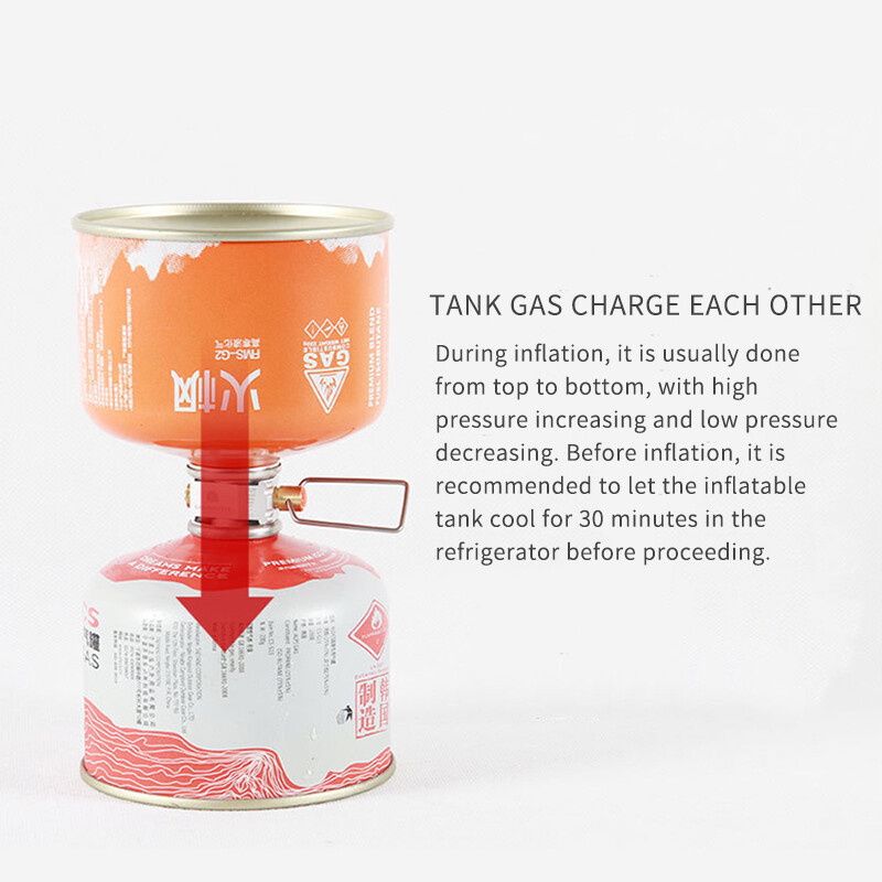 Outdoor Camping Gas Refill Adapter Valve Gas Stove Tank Canister