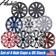 13 14 15 16 17 Set Of 4 Wheel Covers Snap On Full Hub Caps Tire Steel Rims