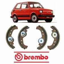 KIT GANASCE FRENO ANTERIORI = POSTERIORI PER FIAT 126 PERSONAL 600cc 650cc 700cc