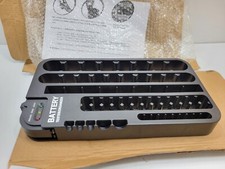 Battery Caddy Tester and Organizer Storage Box Case Holds up to 72 Batteries