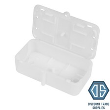 Chocbox Connector Box Enclosed Electrical Junction Box IP20 White Plastic
