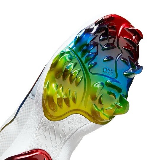 ナイキ FORCE ZOOM TROUT 9 PRO スパイク Rainbow Nike Force Zoom Trout 9 Elite White Rainbow Baseball Cleats