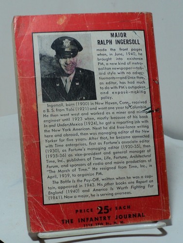 Die Schlacht ist der Lohn von Major Ralph Ingersoll - signiert - 1944 - Bild 2 von 3