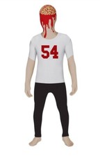 Missing scalp boy morphsuits kids hallowen costume