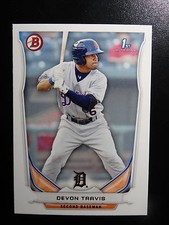 2014 Bowman #BP33 Devon Travis Detroit Tigers Baseball Rookie Card. rookie card picture