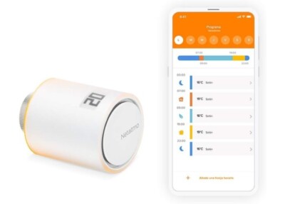 Thermostatventile Netatmo Smart Wifi, Fernsteuerung, Energieeinsparung, NAV-AMZ