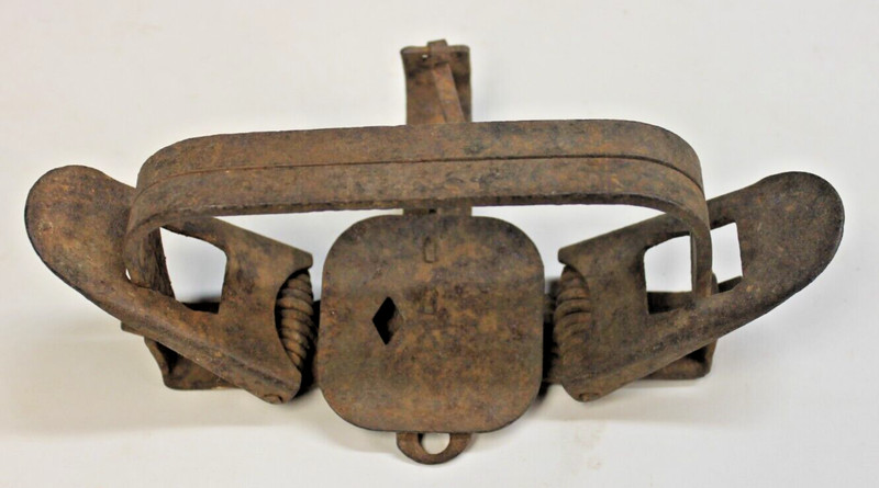 Vintage Diamond No 3 Coil Spring Trap Trapping Newhouse Sargent