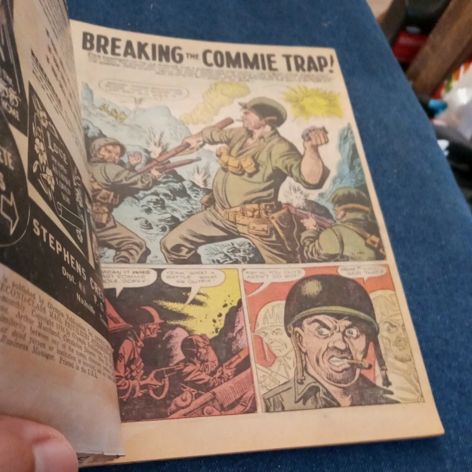 Tales Of The Marines #4 atlas 1957 War comics silver age Devil Dog Dugan at rare - Image 3 of 4